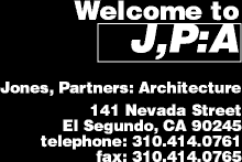 Jones, Partners: Architecture